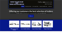 Desktop Screenshot of burnstrailersales.com